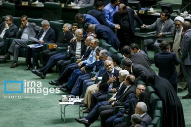 عکس‌هایی از اولین جلسه بررسی صلاحیت وزرای پیشنهادی دولت چهاردهم