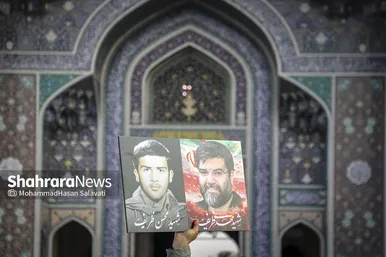 گزارش تصویری | مراسم تشییع پیکر مطهر شهید مدافع امنیت «مهدی ظریف» در مشهد ۲