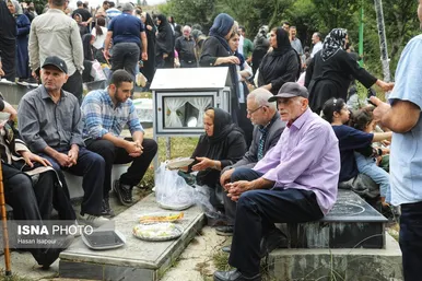 گزارش تصویری | آیین «۲۶ عَیدِماه طبری»؛ عید مردگان - سوادکوه