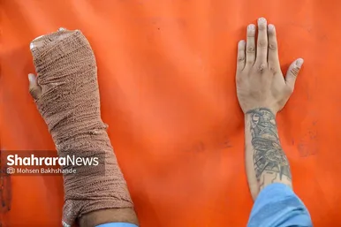 عکس‌هایی از نمایشگاه کشفیات پلیس در مشهد