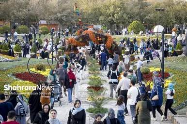 گزارش تصویری | طعم و رنگ پاییز در باغ مشهد