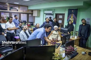 گزارش تصویری | بازدید جمعی از اعضای شورای شهر از موسسه شهرآرا به مناسبت روز خبرنگار