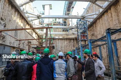 بازدید مدیران شهری و مسئولان قضایی از خط ۴ مترو