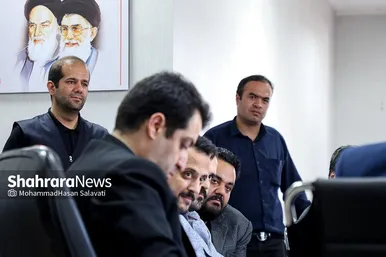 حضور شهردار مشهد در موسسه شهرآرا به مناسبت روز خبرنگار