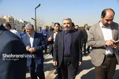 گزارش تصویری | بازدید شهردار و اعضای شورای اسلامی شهر مشهد مقدس از المان‌های بهاری (۲۹ اسفند ۱۴۰۳)