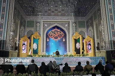 عکس| مراسم احیاء شب نوزدهم ماه رمضان در حرم مطهر رضوی (۱۱ فروردین ۱۴۰۳)
