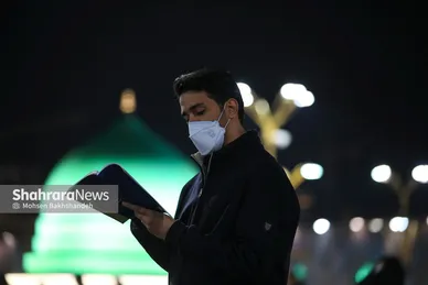 مراسم احیای شب ۱۹ ماه رمضان در حرم مطهر رضوی