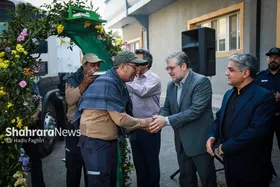 بدرقه کاروان خودرویی اربعین شهرداری مشهد مقدس