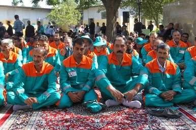 آئین مردمی بدرقه کاروان خادمان اربعین حسینی