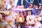 عکس | مراسم ازدواج ۱۱۴ زوج کم‌توان جسمی