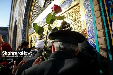 بدرقه کاروان‌های زیر سایه خورشید از حرم مطهر امام رضا(ع)