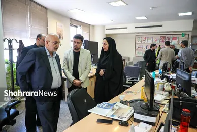 بازدید اعضای شورای اسلامی شهر مشهد از روزنامه شهرآرا
