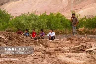 خسارات سیل در روستاهای کرمان