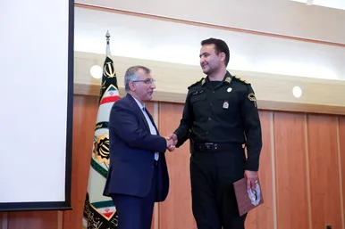  مراسم تودیع ومعارفه فرمانده انتظامی مشهدمقدس 