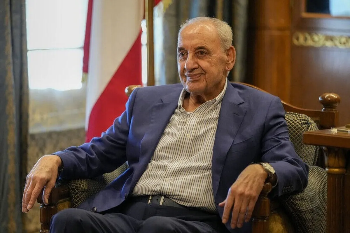 رئیس پارلمان لبنان: آتش بس باید فراگیر و بدون هیچ گونه شروطی باشد
