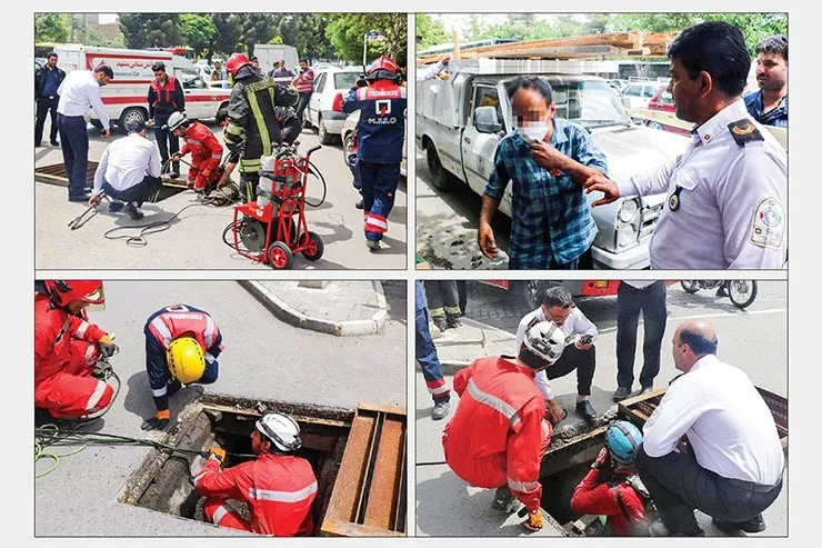 گم شدن مرد مشهدی در فاضلاب شهری