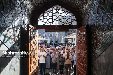 نماز عید سعید قربان در حرم مطهر رضوی (۲۸ خرداد ۱۴۰۳)