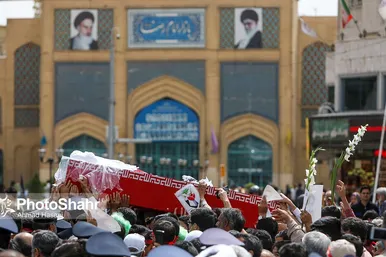 تشییع پیکر شهید حجت الاسلام دارایی در مشهد