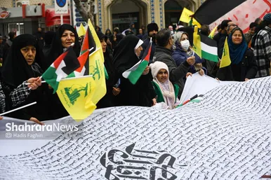 گزارش تصویری | راهپیمایی جمعه نصر و جشن پیروزی مقاومت فلسطین در مشهد