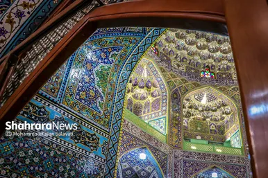 شکوه معماری ایرانی، اسلامی در رواق‌های الله وردی خان و دارالضیافه، حرم مطهر رضوی