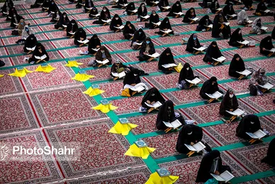 محفل بزرگ قرائت قرآن در حرم مطهر رضوی