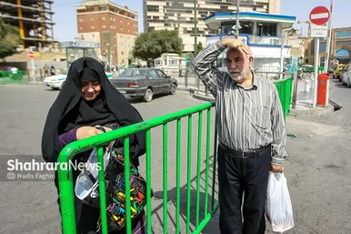 گرمای هوا در مشهد