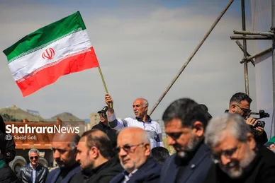 گزارش تصویری |بهره‌برداری از اتصال بزرگراه شهید سلیمانی به بلوار نماز، ۸۱ دستگاه ون و احداث مسیل اقبال