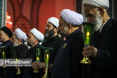 عکس| آیین خطبه‌خوانی شب شهادت امام رضا علیه السلام (۱۳ شهریور ۱۴۰۳)