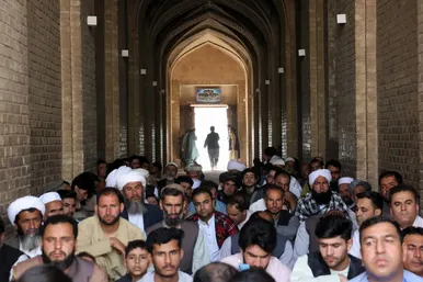 نماز عید فطر در مسجد جامع هرات