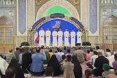 «نغمه‌های فتح» روشنگر توانمندی‌های ایران و رزمندگان دفاع مقدس است | اجتماع گروه‌های سرود در حرم مطهر رضوی
