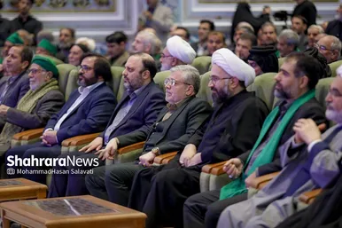 گزارش تصویری | آیین افتتاحیه بیست‌ودومین اجلاس بین‌المللی پیرغلامان حسینی در حرم مطهر رضوی