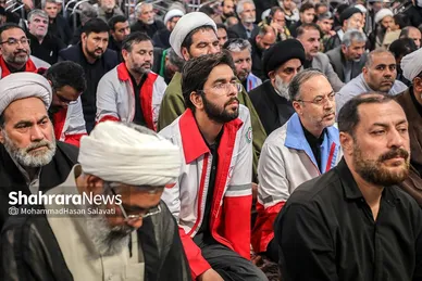 مراسم بزرگداشت شهدای خدمت در حرم مطهر رضوی