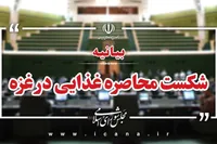 بیانیه نمایندگان مجلس درخصوص ضرورت شکست محاصره غذایی در غزه
