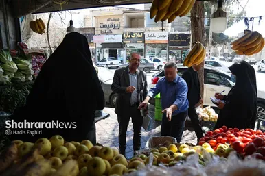 گزارش تصویری | نظارت اتاق اصناف بر کسب و کار بلوار توس
