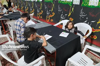 ظهر عاشورا در هیئت قندهاری‌های مشهد