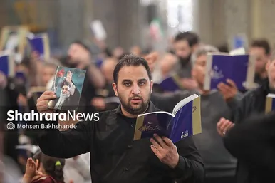 گزارش تصویری | مراسم احیای اولین شب قدر در حرم مطهر امام رضا (ع)