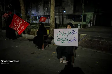 گزارش تصویری | دویست و نهمین شب حضور حماسی مردم مشهد در خیابان