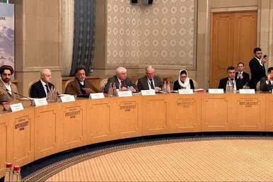 مسکو میزبان نشست مخالفان طالبان با حضور احمد مسعود + عکس