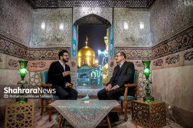 گزارش تصویری | پشت صحنه ویژه برنامه های سحر ماه رمضان تلویزیون در حرم مطهر رضوی