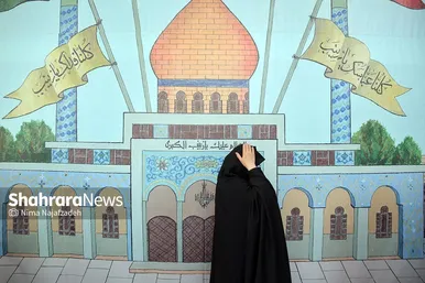 عزاداری شهادت امام رضا(ع) درخیابان های منتهی به حرم مطهر