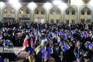 عکس| مراسم احیاء شب نوزدهم ماه رمضان در حرم مطهر رضوی (۱۱ فروردین ۱۴۰۳)
