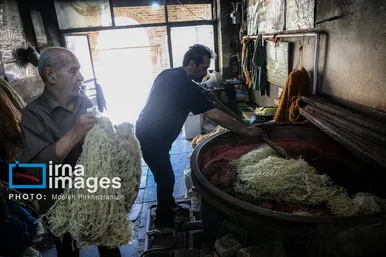 گزارش تصویری | آخرین بازمانده رنگرزی گیاهی در کردستان