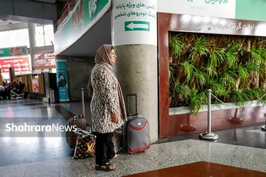 گزارش تصویری | موج بازگشت زائران از مشهد در پایانه مسافربری امام رضا(ع)
