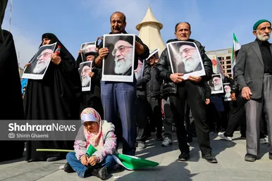 گزارش تصویری | عزاداری شهادت رهبر معظم انقلاب اسلامی در میدان شهدا مشهد