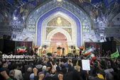 مراسم چهلمین روز شهادت رهبر شهید انقلاب اسلامی در حرم مطهر رضوی برگزار شد