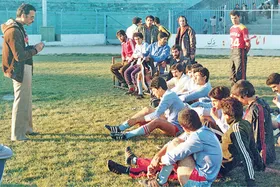 قاب خاطره / بازیکنان تیم هواپیمایی در دهه ۶۰