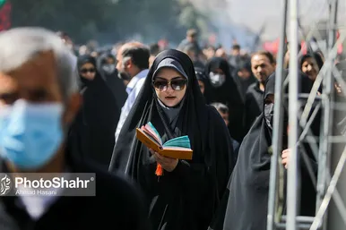 پیاده‌روی جاماندگان اربعین حسینی در مشهد