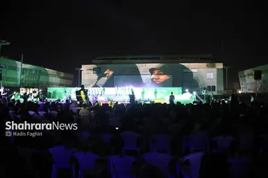 گزارش تصویری | نخستین رویداد ملی نورنما و جشن بزرگ عیدانه در عرصه میدان شهدا مشهد
