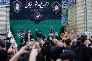 اجتماع عاشورائیان در حرم مطهر رضوی