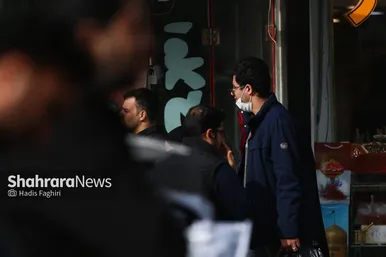 «مشهد» غرق در گردوغبار شدید (۵ دی‌۱۴۰۲)